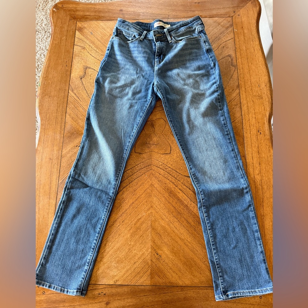 Signature by Levi Strauss Blue Straight Leg Jeans